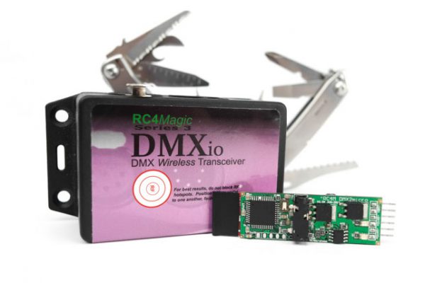 DMX2dim mirco w transmitter dmxio