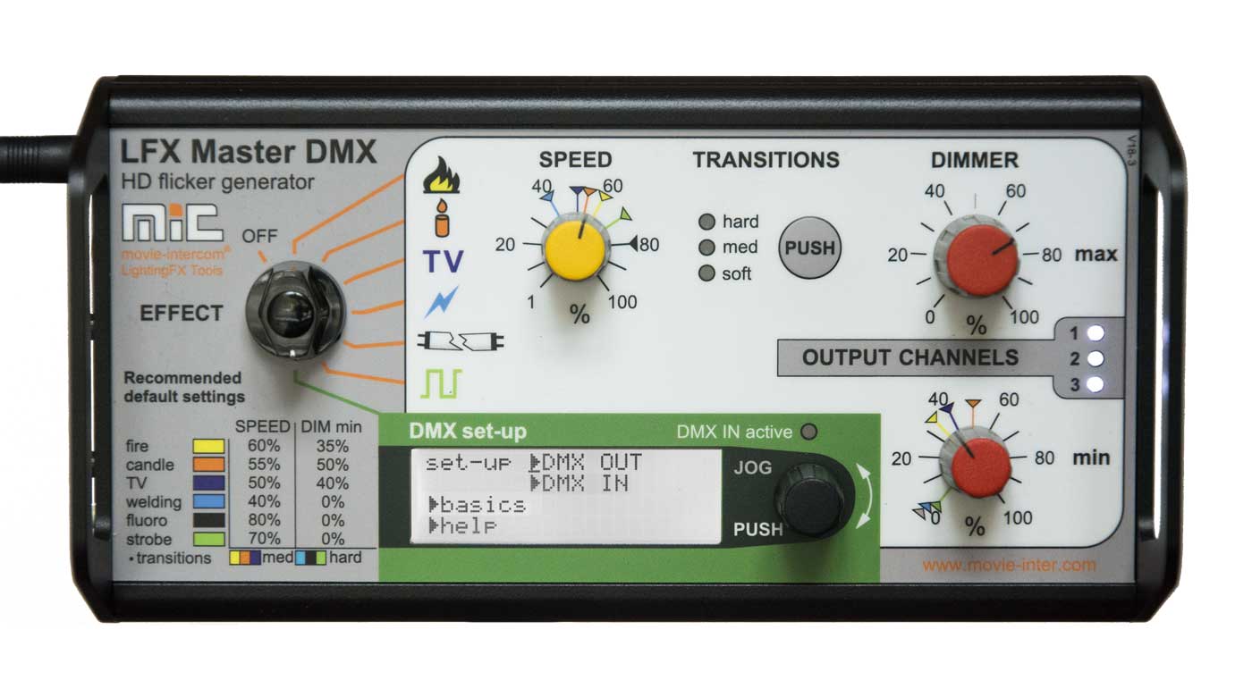 LFX Master DMX - most powerful flicker box