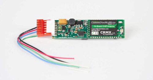 Image of RC4 wireless CRMX DMX 2-channel dimmer LumenDimM2 micro with internal antenna