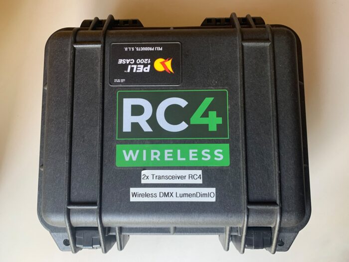 RC4 Wireless Set 2x Lumenradio transceiver LumenDim mit Case refurbished